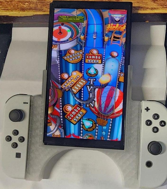 Portrait OLED Switch Grip