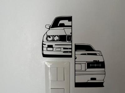 Wall decor BMW M3