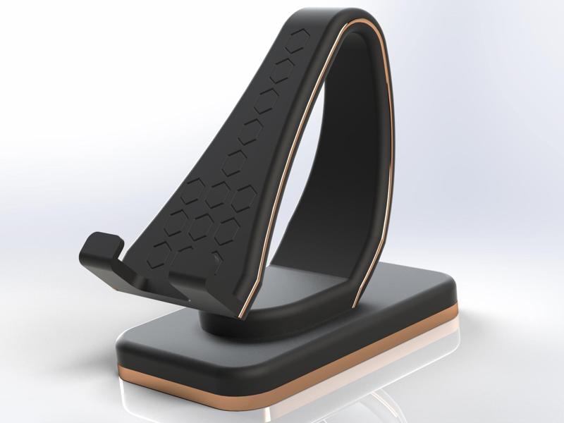 Smartphone desk holder