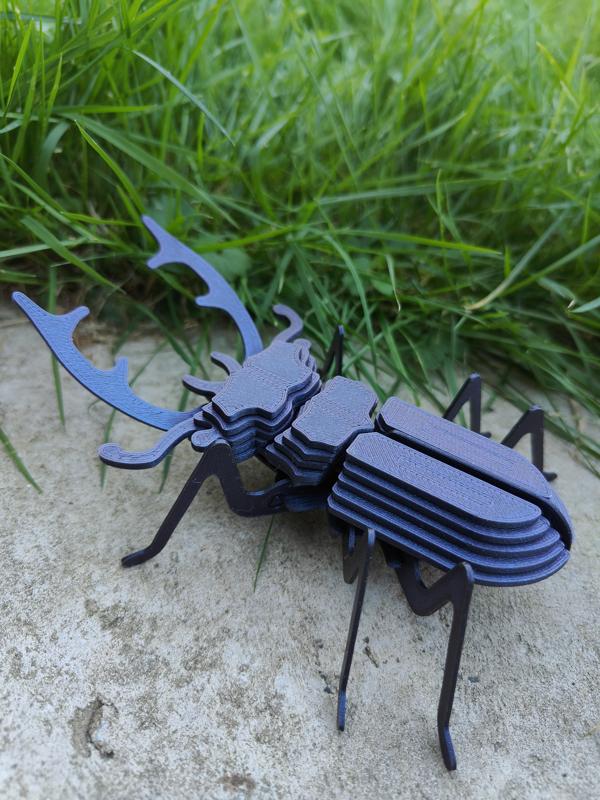 Stag Beetle Buildable Animal Figure
