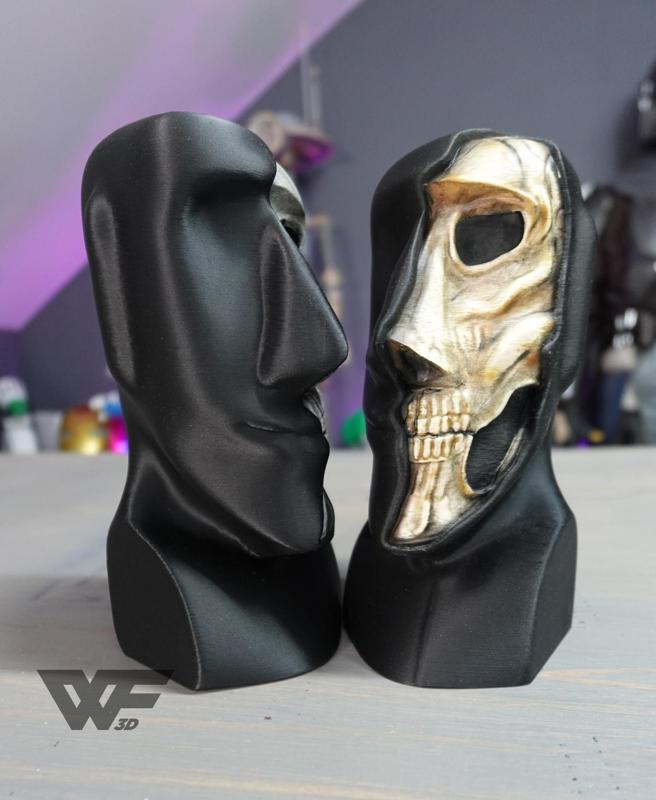 Death of Moai Sculpture