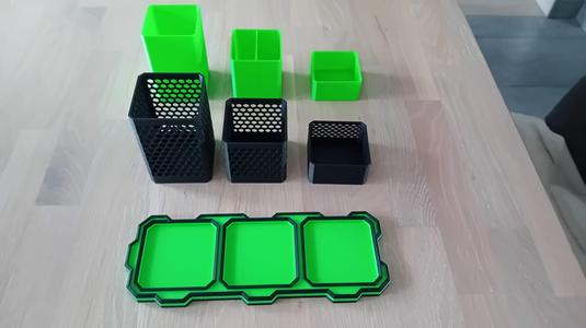 triple Base Hex Modular Organizer