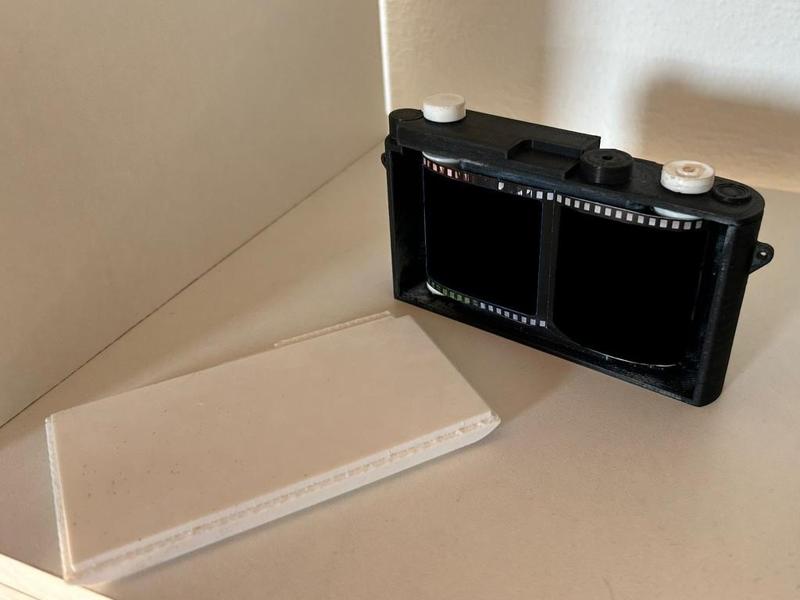 creative photo album - retro camera gift