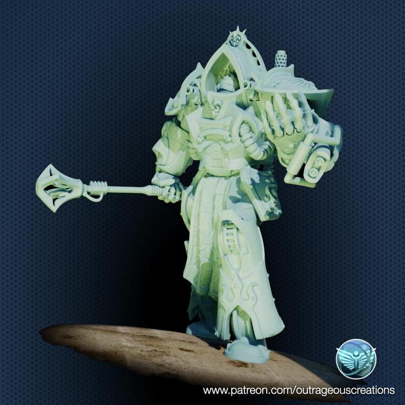 Battle Nun Exoskeleton Warsuit