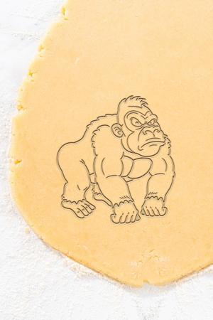 Gorilla Cookie Cutter, Biscuit Cutter