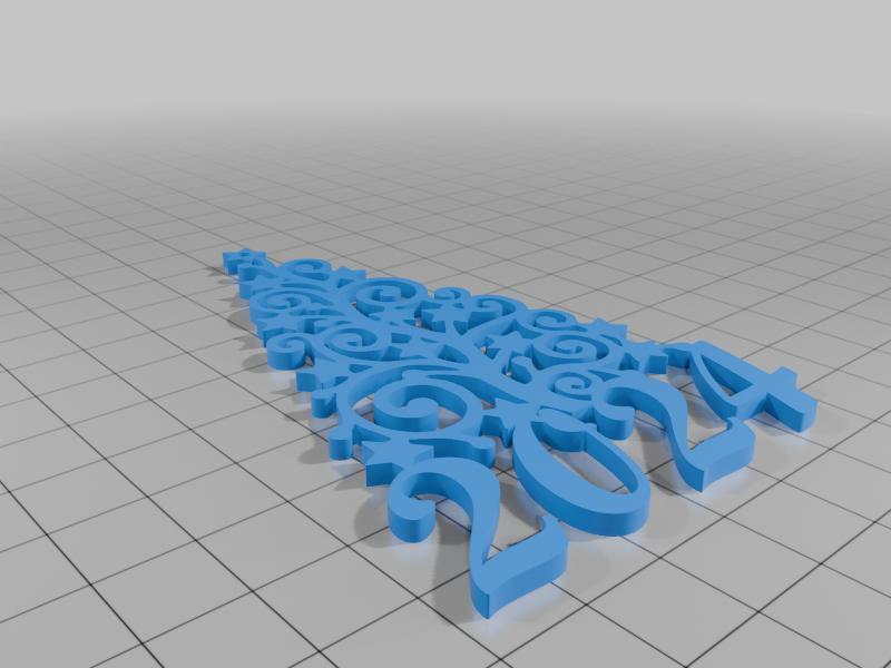 2024 Christmas Tree Ornament