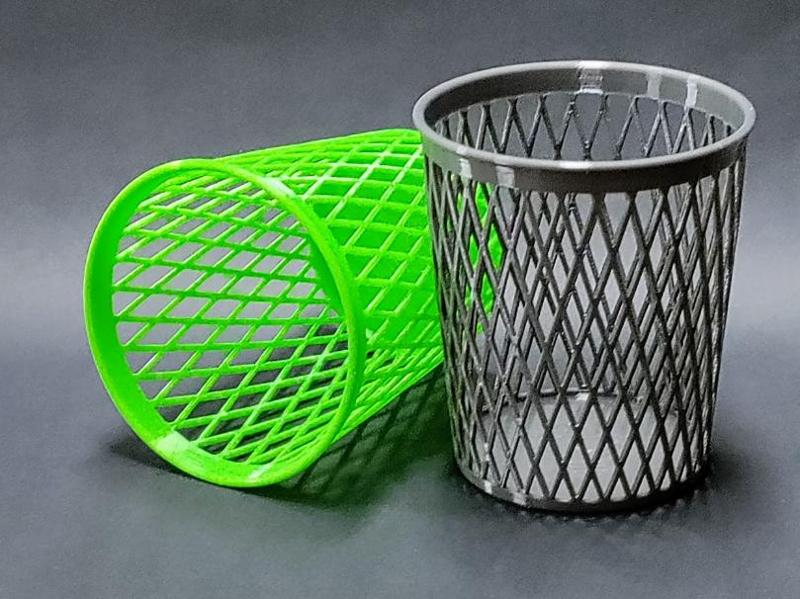 small desktop waste bin