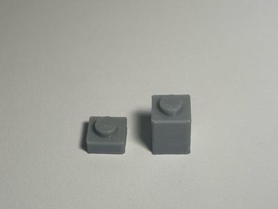 LEGO_like Brick and Plate 1x1