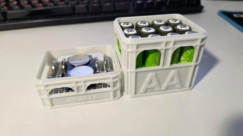 Beer Create Battery Storage - Half Size - CR2032