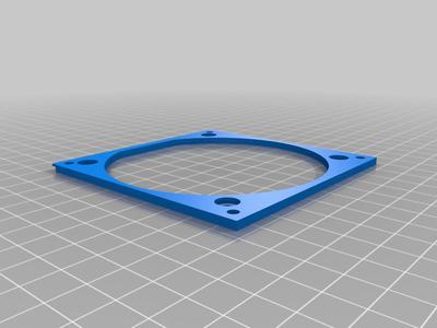 Icom PW1 fan adapter and spacers