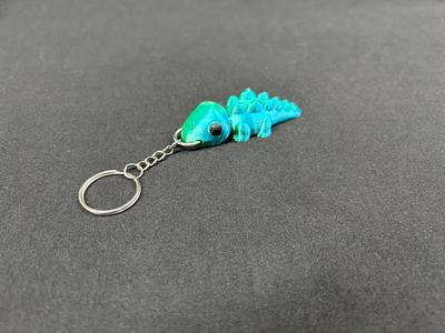 Stegosaurus Keychain