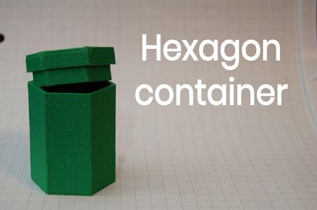 Hexagon container