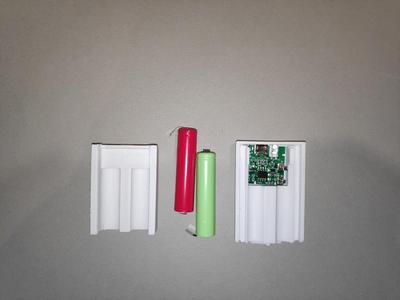 Xbox 360 controller lithium AAA battery case 