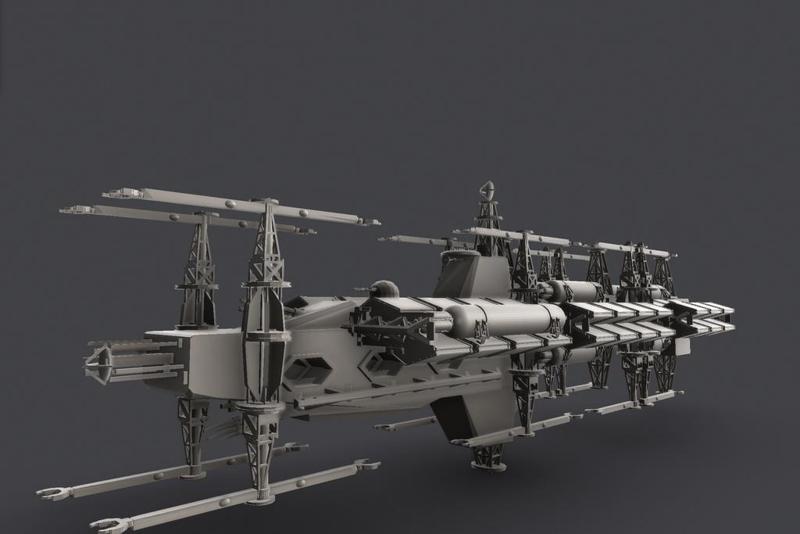 Babylon 5 Merchant Navy Vessel