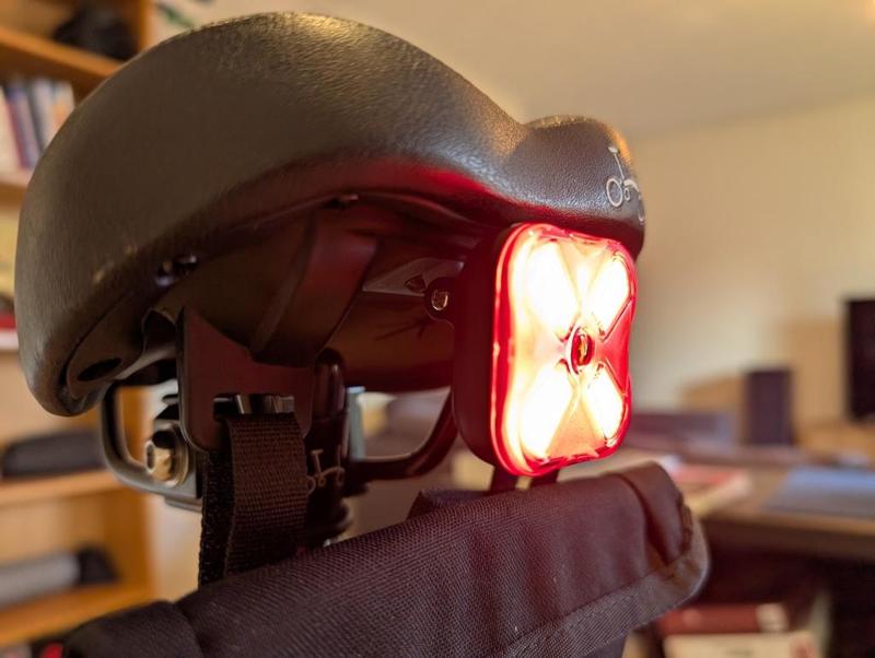 Brompton Rear Light Mount for Ravemen (e.g., CL05 or CL06)