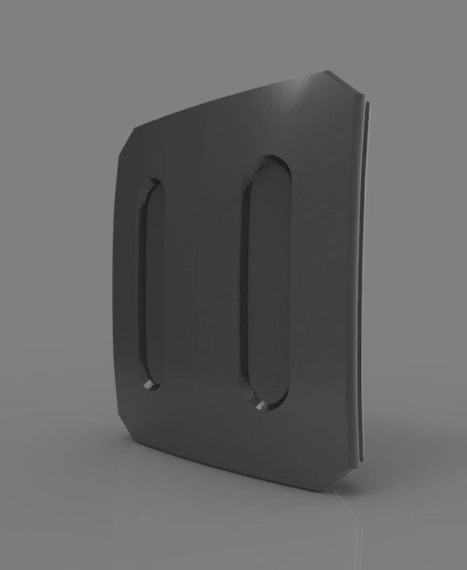 Roadhog's Left Knee Armor - Overwatch