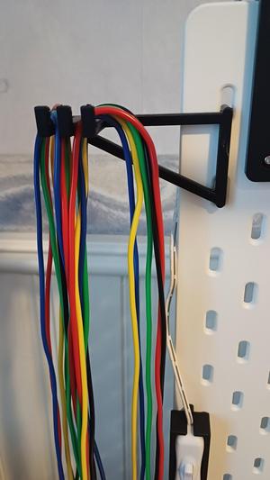 Ikea Skådis/Skadis Side Mount Cable Hook.