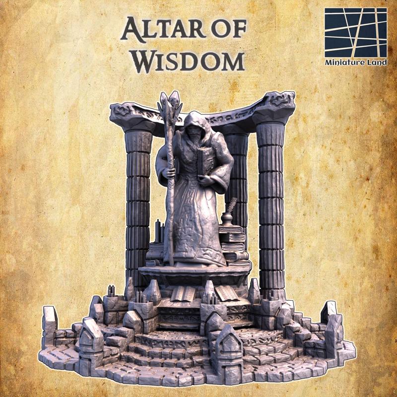 Altar of Wisdom - Tabletop Terrain - 28 MM