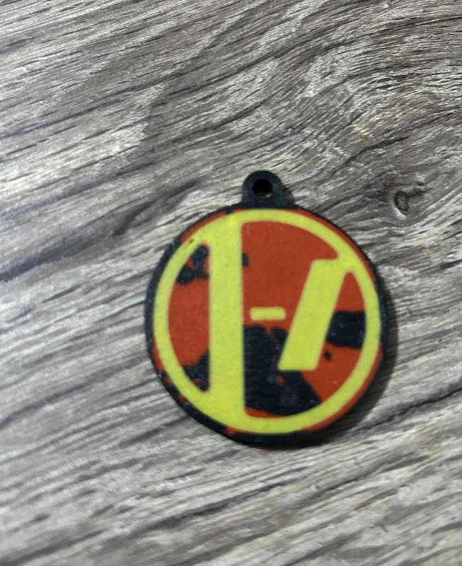 Twenty One Pilots - Clancy - Red/Yellow/Black Logo Keychain - (2024)