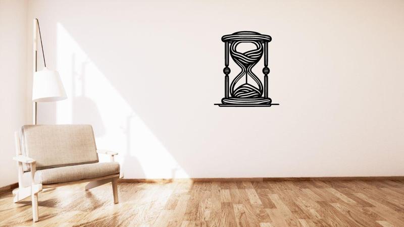 Hourglass / Přesýpací hodiny wall decoration