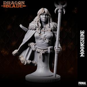 Cleric - Moonshine - bust -  July 2023 - DRAGONBLADE-  MASTERS OF DUNGEONS QUEST