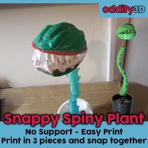Snappy Spiny Flower (easy, no support print)