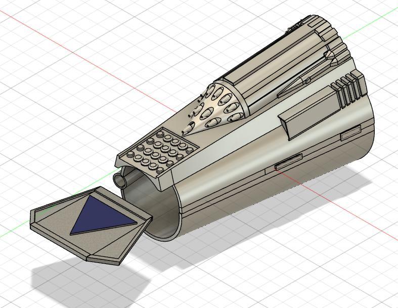 the mandalorian's left arm/whistling birds with lights