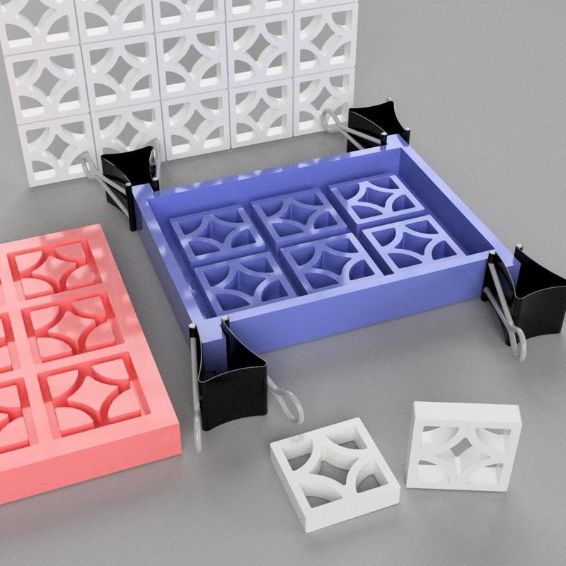 Breath wall blocks (tile) from cement or gypsum