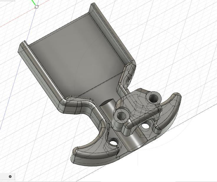 Halter für Anderson-Stecker mit Zugentlastung an z.B. Solarkabel