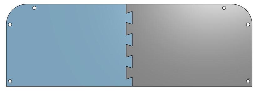 druckbare Rückwand für Bambulab P1P "The Schield Enclosure"