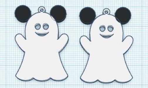 Mickey Ghost Earrings