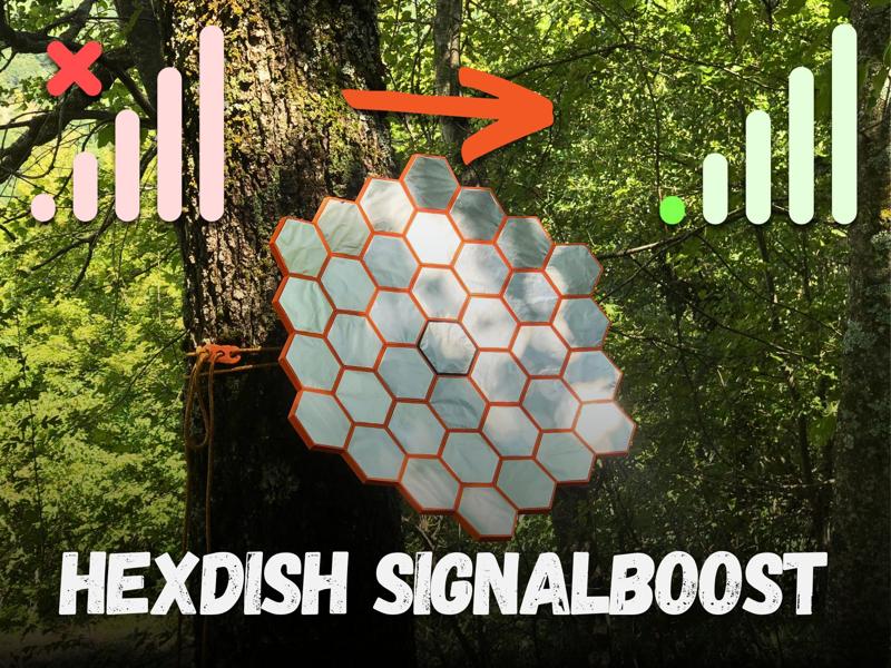 HexDish SignalBoost: Amplify Your Phone Signal Outdoors
