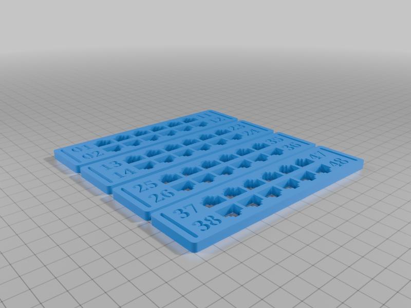 48 Port RJ45 Cable Keeper