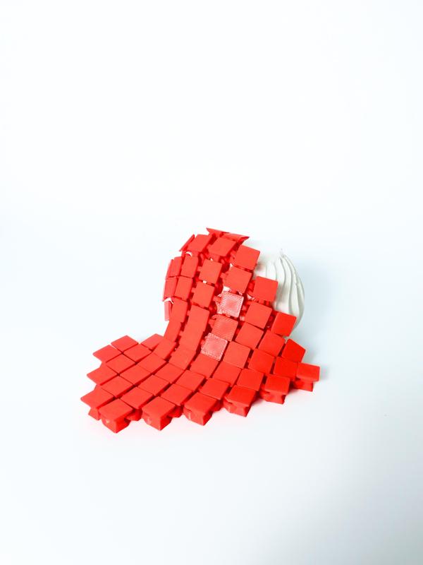 A Heart of Modern Design – Fabric Heart Sculpture