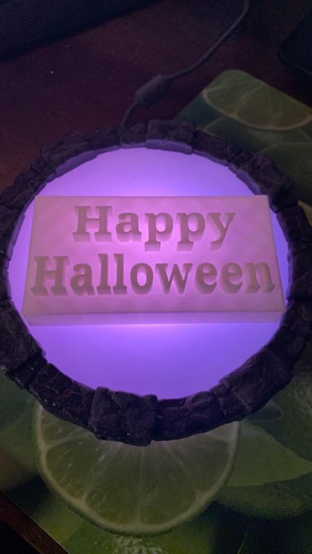 Happy Helloween Leuchte