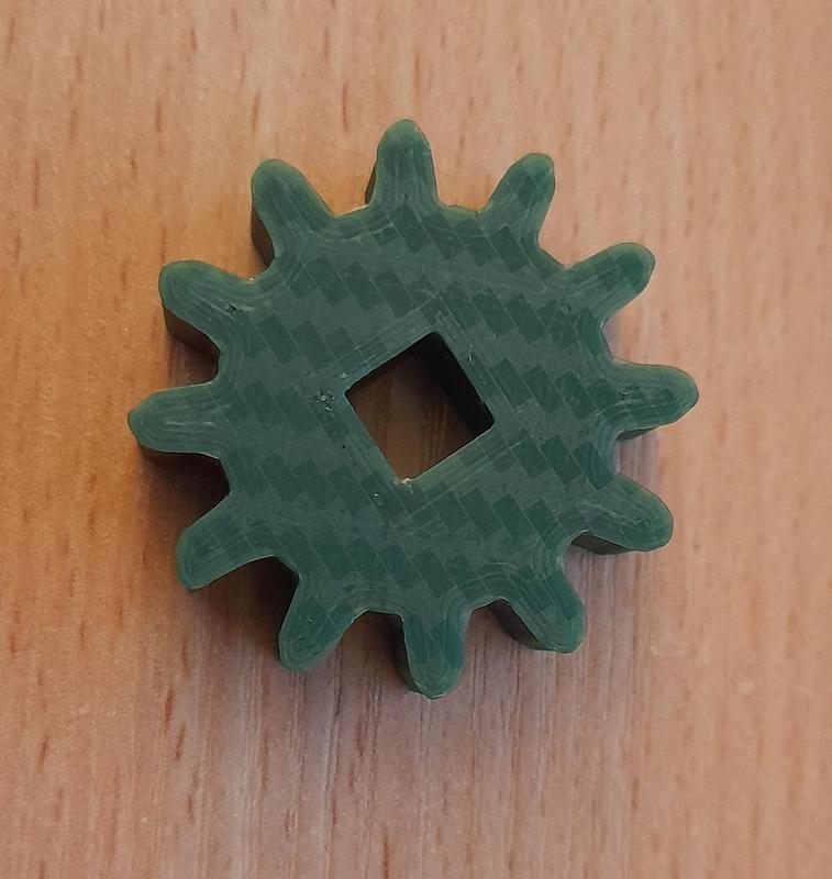 Gear for a gear transmission.