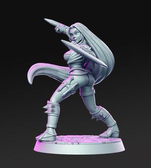 Ako - Female Monk - 32mm - DnD