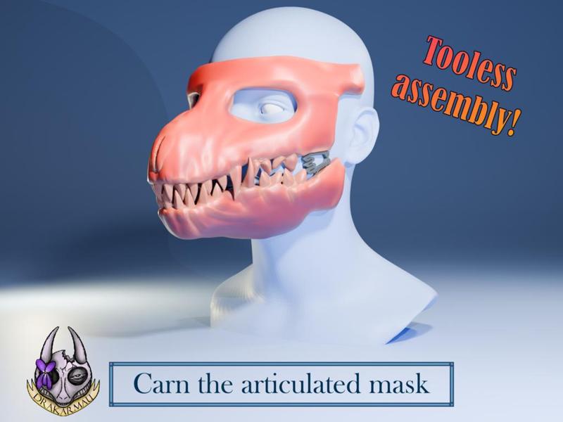 Carn the articulated mask