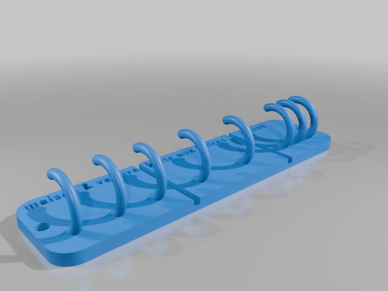 SUPPORT mural pour clés !