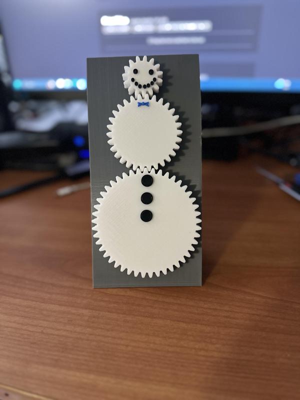 Gearomy (gear snowman)