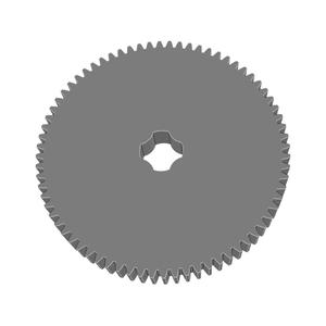 Gear Wheel PLN TTH72 BU00.75 SFT-SHD - SPN-GWH-0267