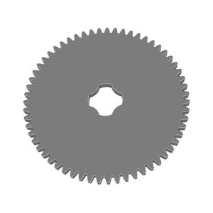 Gear Wheel PLN TTH59 BU00.25 SFT-SHD - SPN-GWH-0213