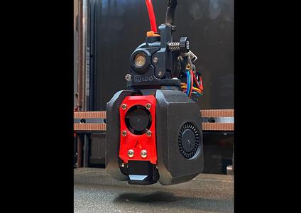 BTT Eddy Probe Mount for Archetype Blackbird Fan Cover For use with Rapido 2 UHF