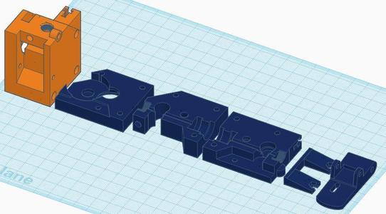 Anycubic 4Max Pro 2.0 Extruder Box
