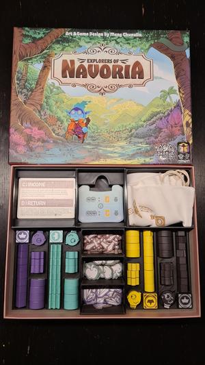 Explorers of Navoria Board Game Insert