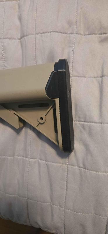 Butt plate and triangle for crane stock (not my original design and couldn't find the link)