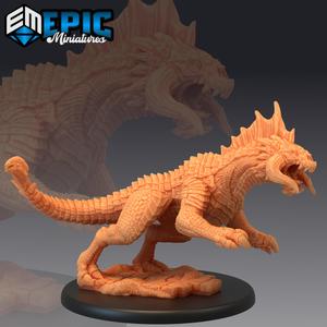 Black Guard Drake Attacking / Legendary Dragon /  Mountain Encounter / Magical Mount Beast