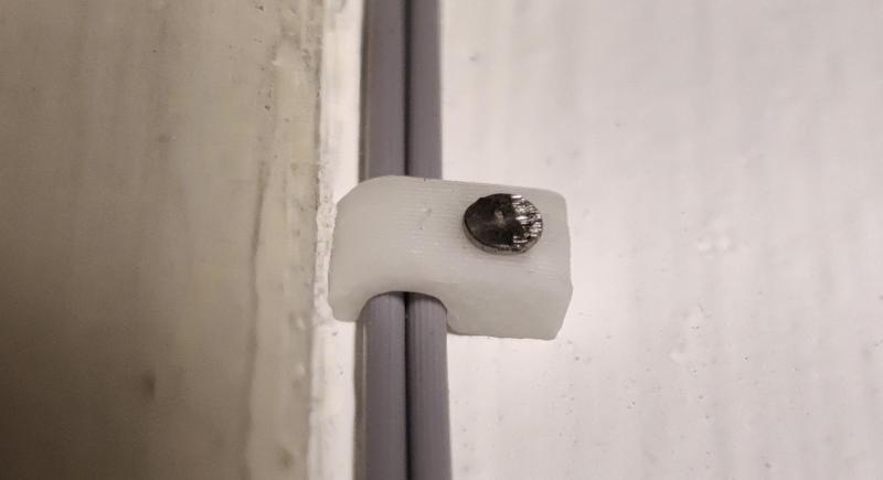 Mini cable clamp for 2x0.25mm² / AWG 24