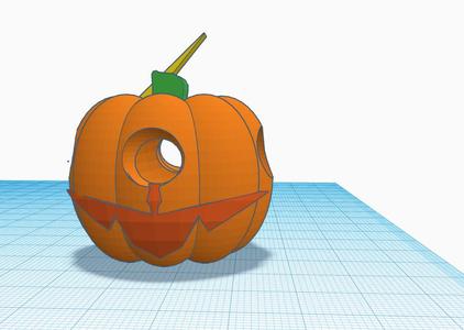 Pumpkin lamp