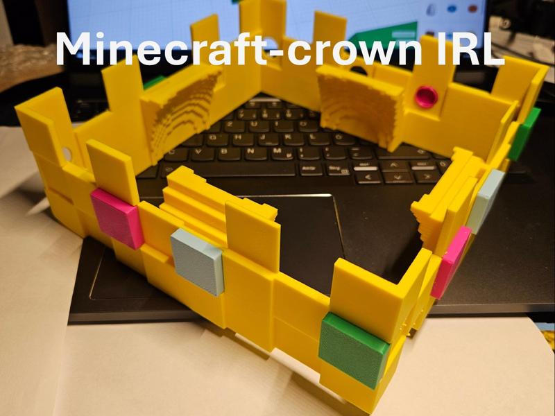 minecraft crown (actually wearable)